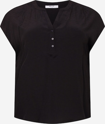 ABOUT YOU Curvy Shirt 'Tayra' in Zwart: voorkant