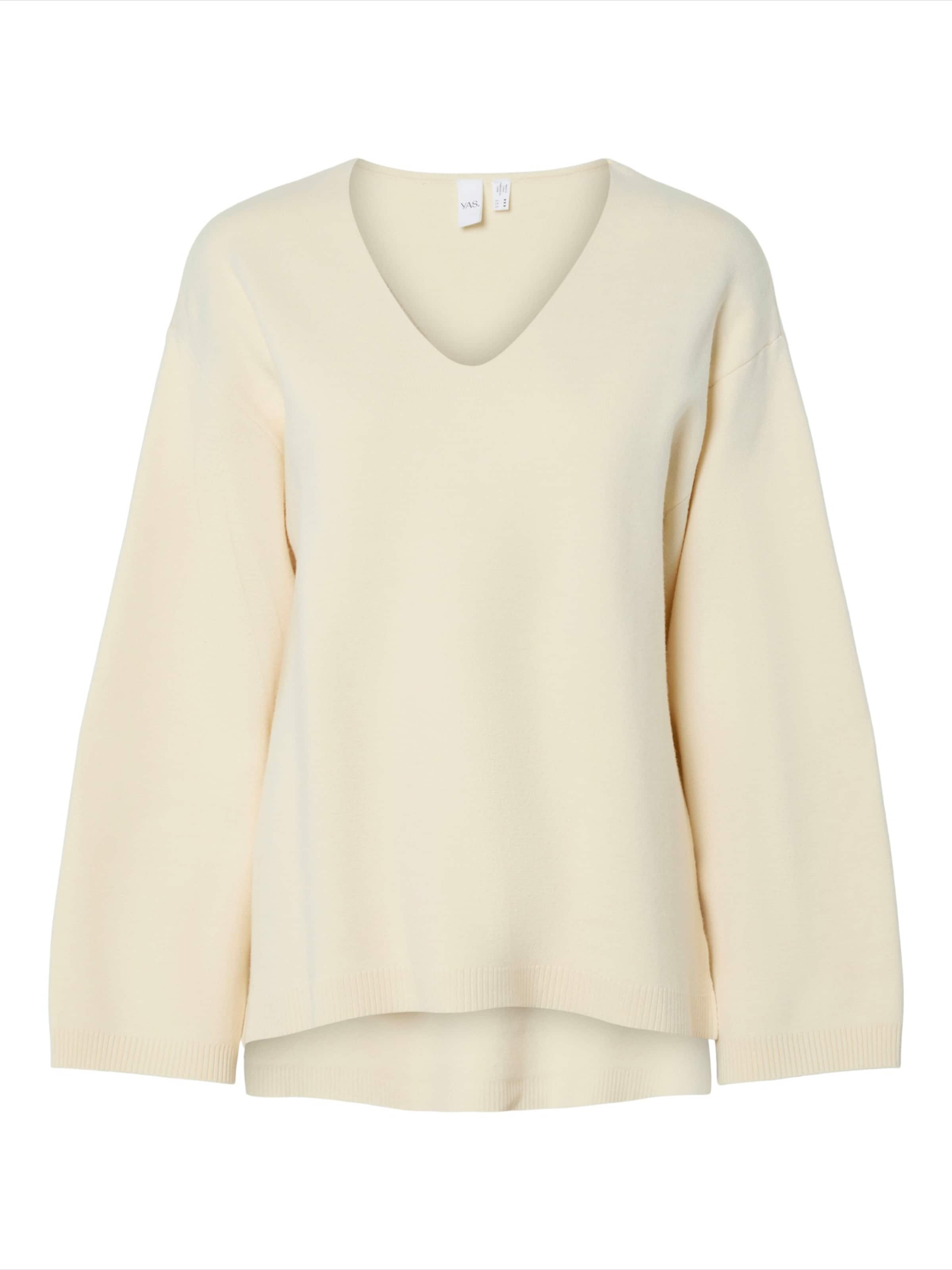 YAS Pullover 'YASELMA' in Beige: Vorderseite
