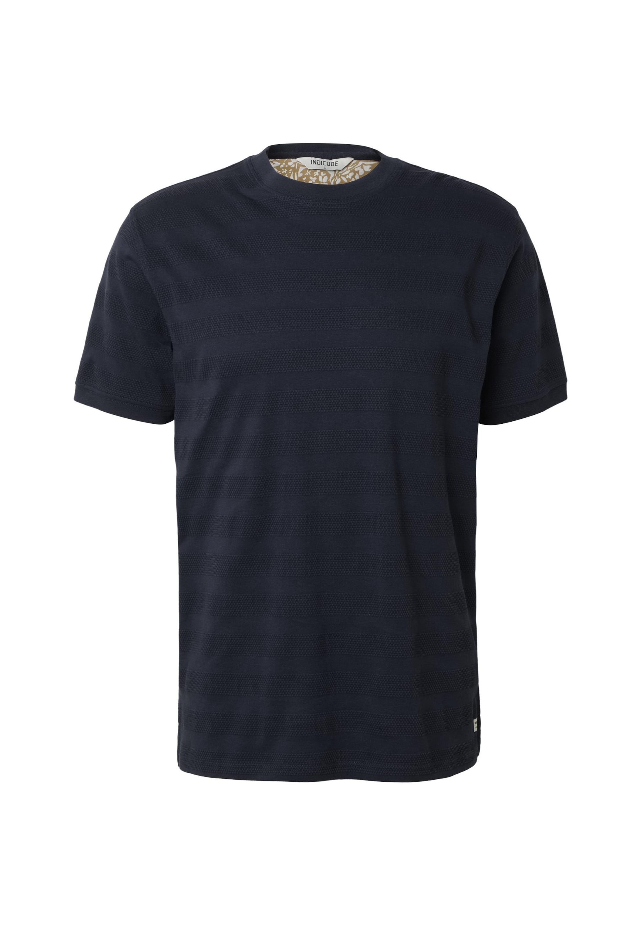 INDICODE JEANS Camiseta 'Kihei' en navy, Vista del producto