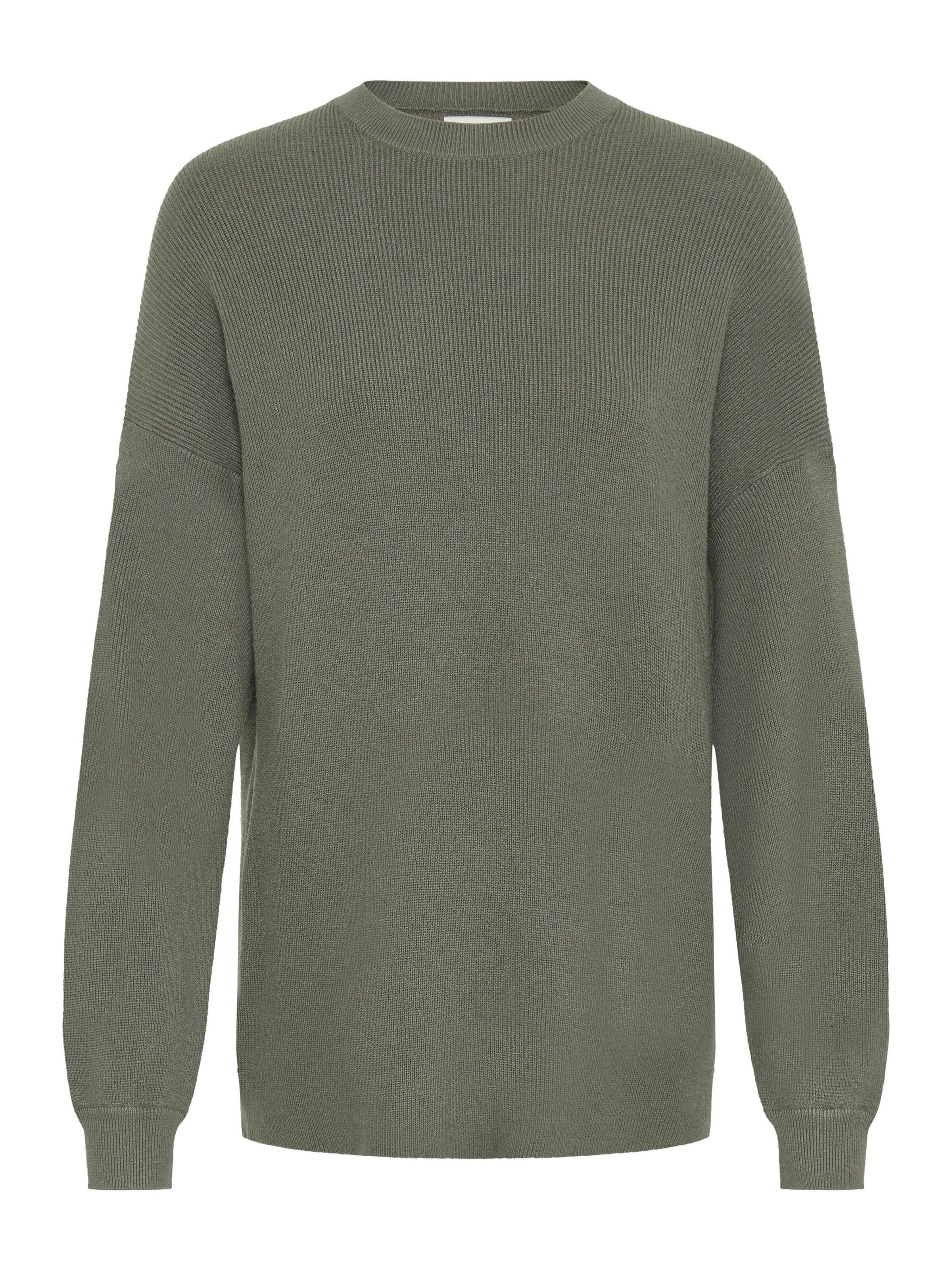 Oxmo Trui in Groen: voorkant