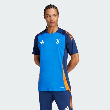 T-Shirt fonctionnel 'Juventus Tiro 24 Competition' ADIDAS PERFORMANCE en bleu : devant