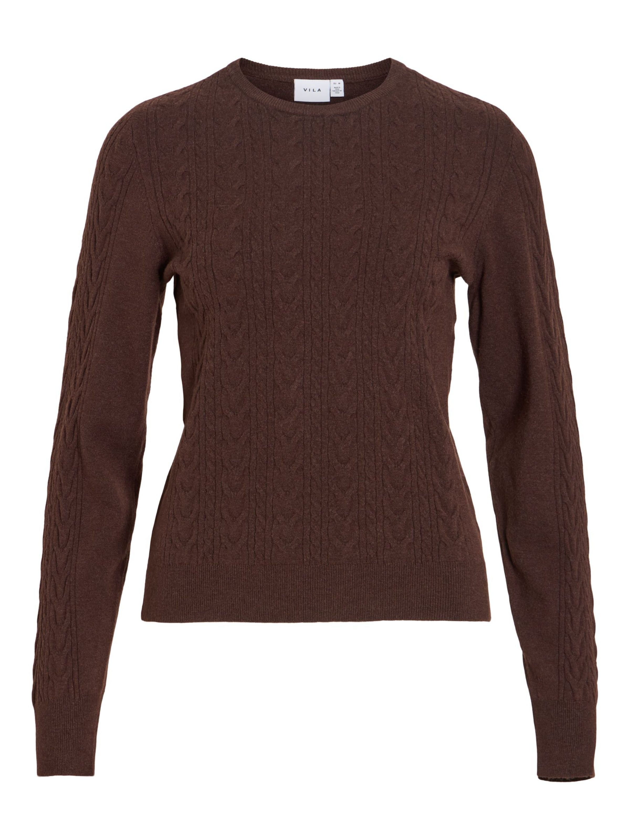 Pullover 'VIKerry' di VILA in marrone: frontale