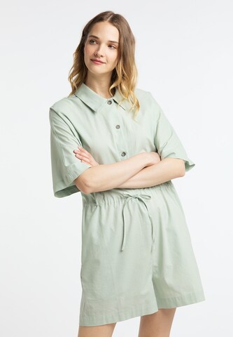 DreiMaster Vintage Jumpsuit 'Boline' in Green: front