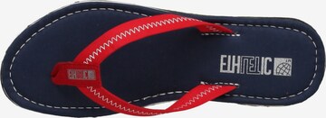 Ethletic T-Bar Sandals in Blue: front