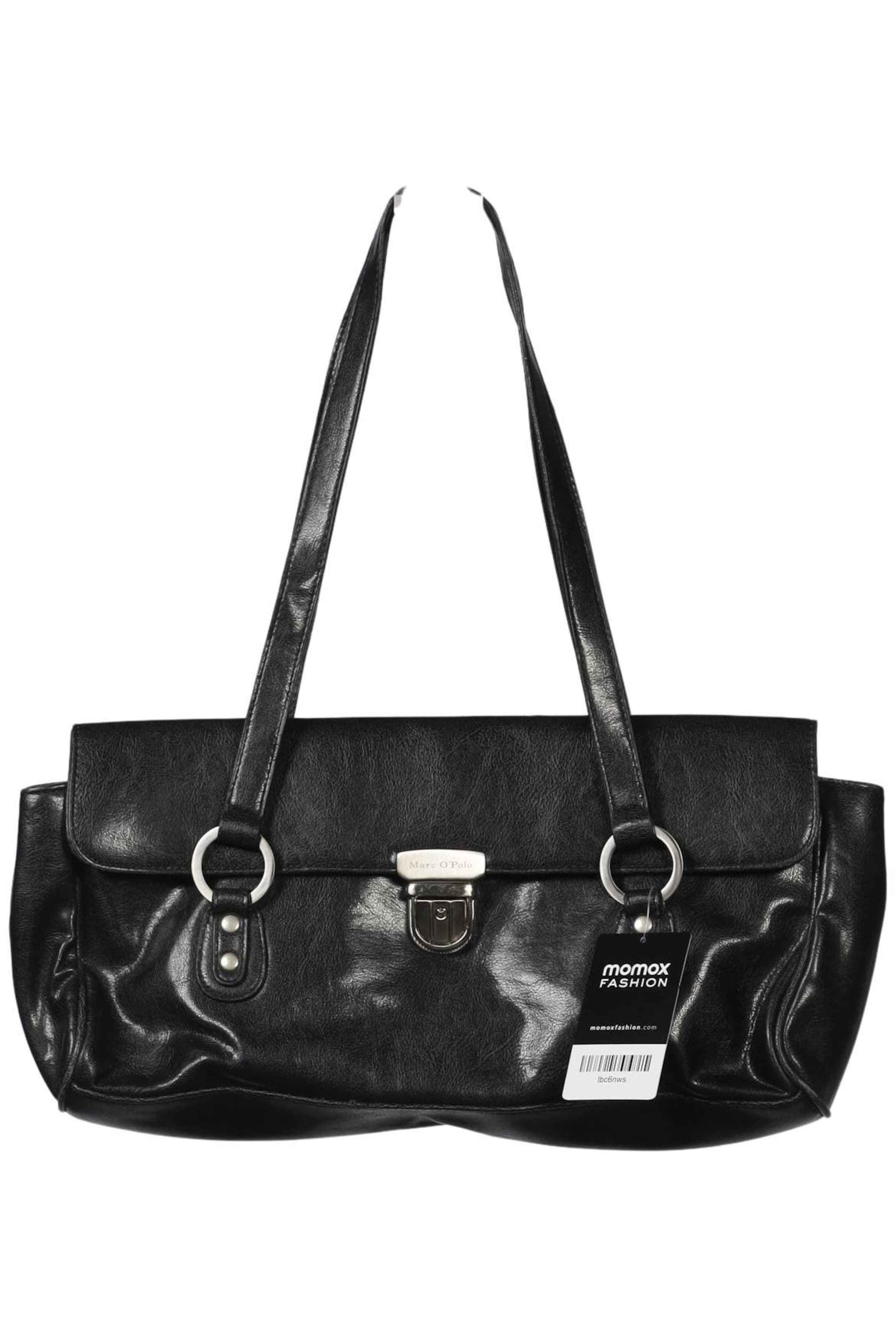 Marc O'Polo Handtasche gross Leder One Size in Schwarz: Vorderseite