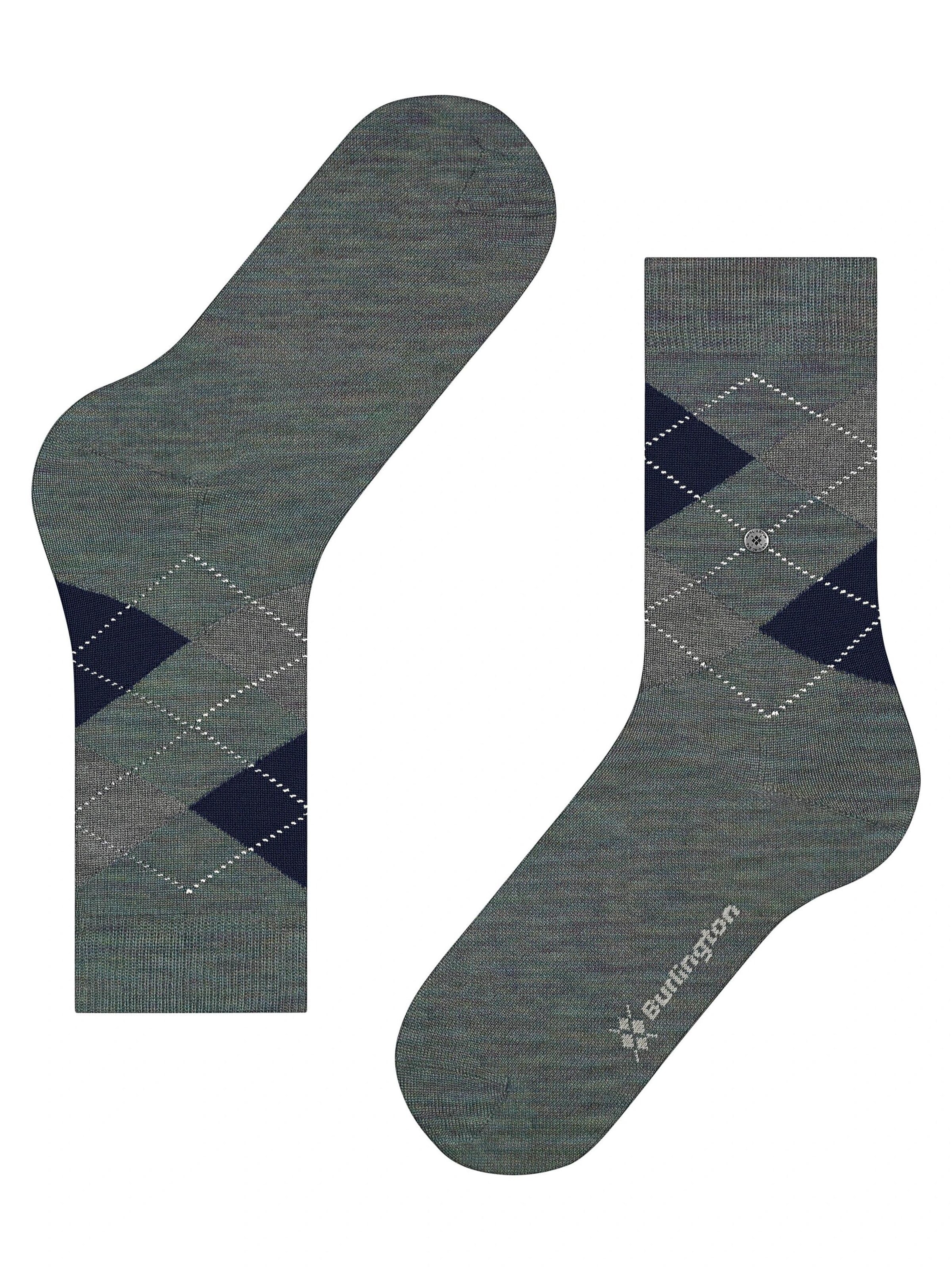 BURLINGTON Socks 'Melange Marylebone' in Grey