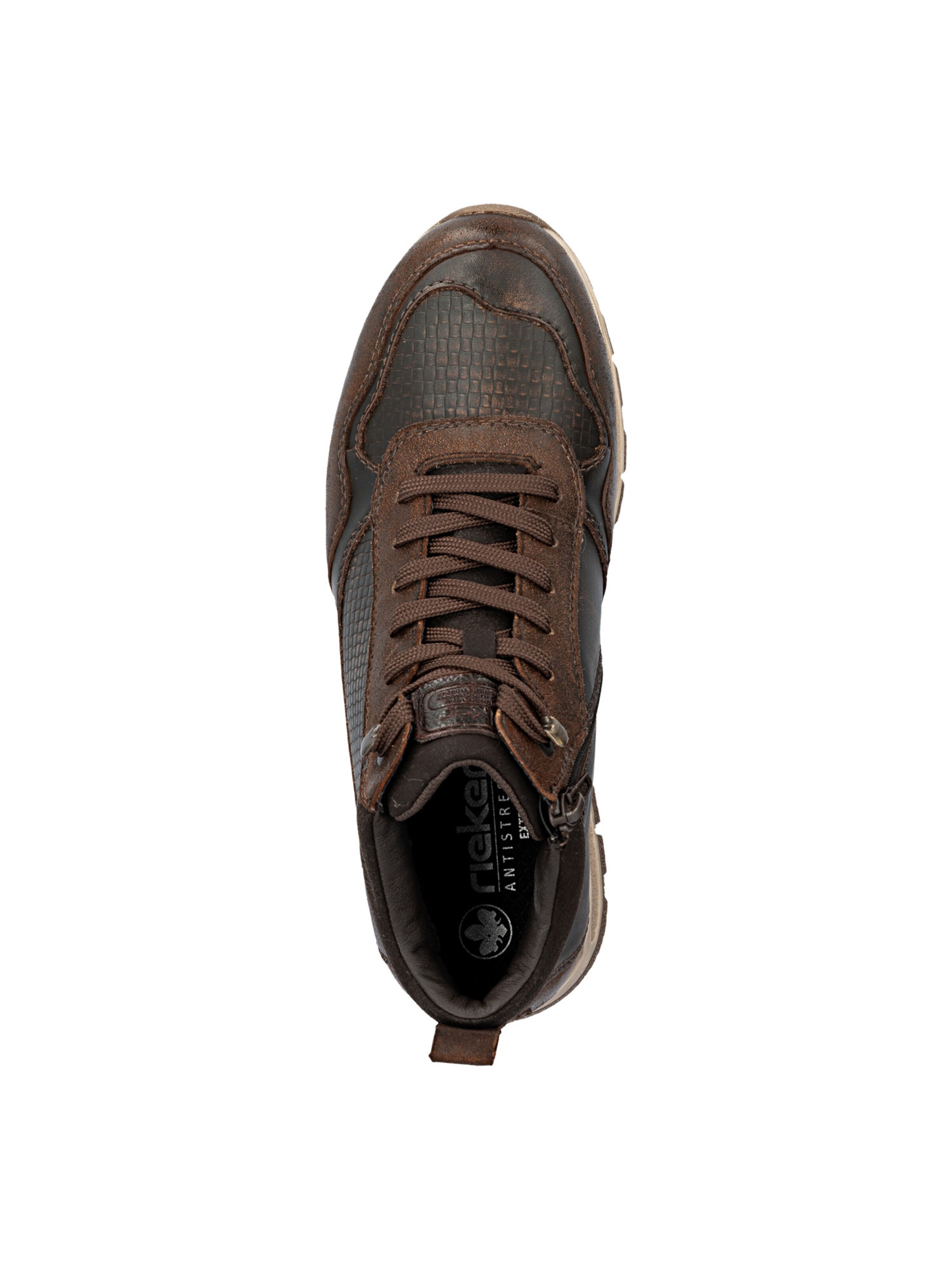 Rieker - Bota com atacadores em castanho