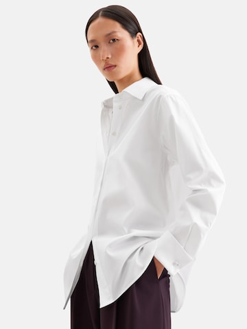 SEIDENSTICKER Blouse in Wit: voorkant