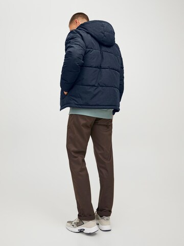 JACK & JONES Winter Jacket 'BRADY' in Blue