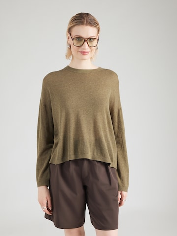 Pull-over 'TOIMA' AMERICAN VINTAGE en marron : devant