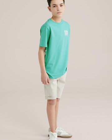 WE Fashion Футболка в Зеленый