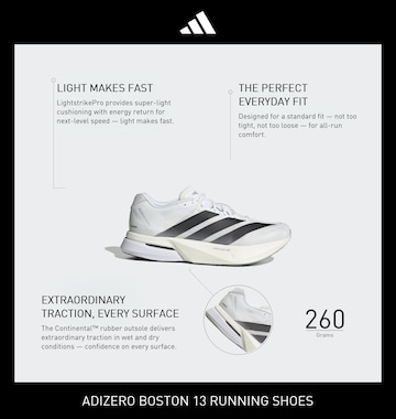 ADIDAS PERFORMANCE - Zapatillas de running 'Adizero Boston 13' en blanco