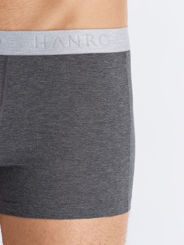 Hanro Boxershorts ' Cotton Essentials ' in Grijs