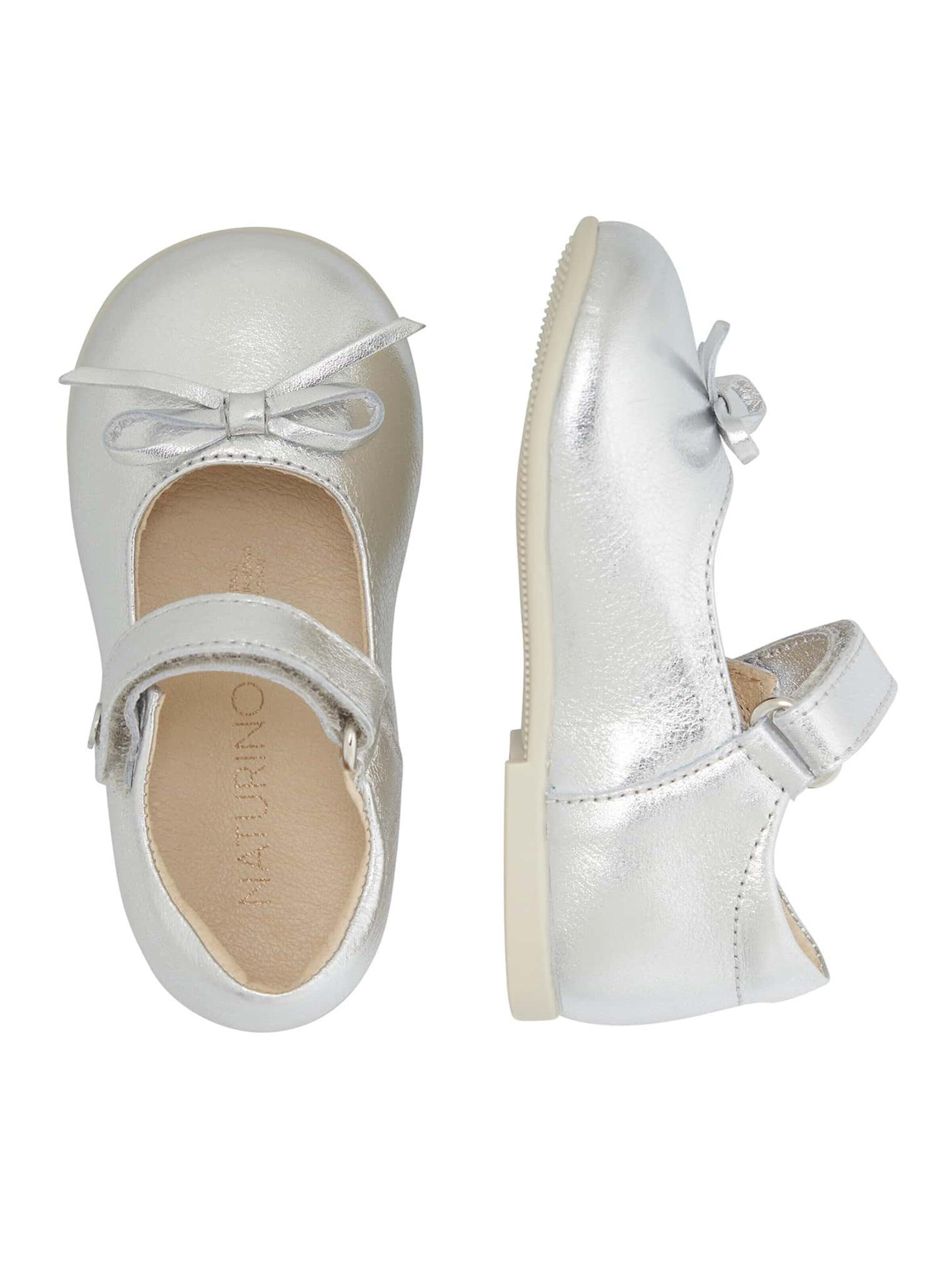 NATURINO Ballerina's 'BALLET' in Zilver