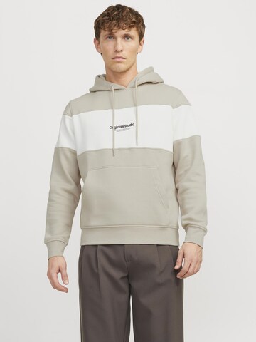 JACK & JONES Sweatshirt in Grijs: voorkant