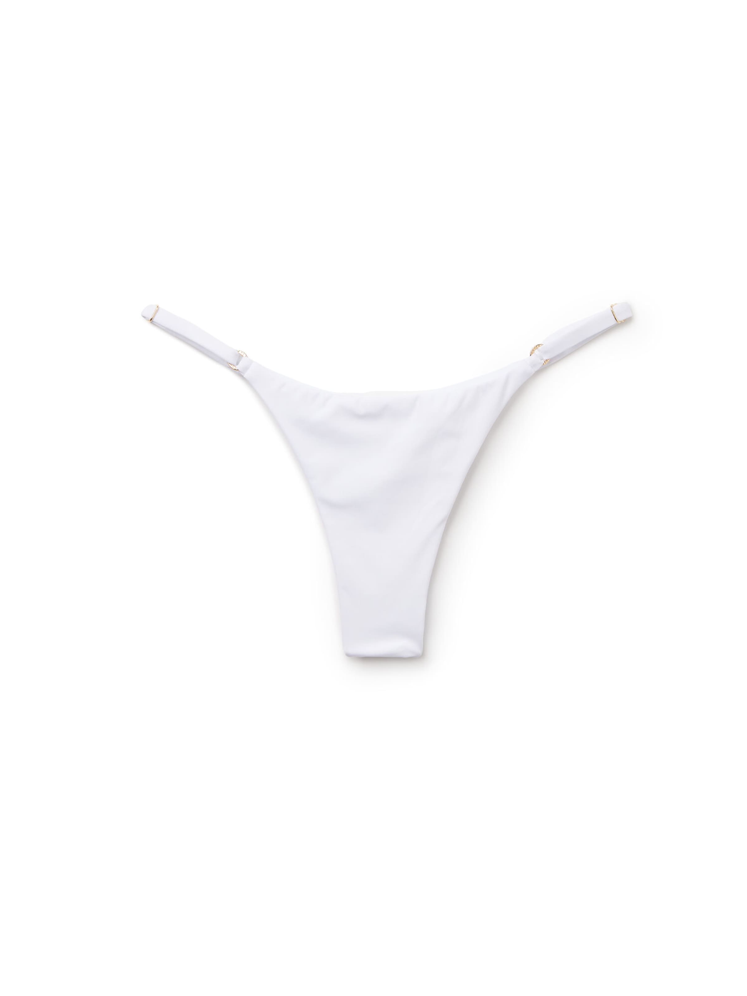 CALZEDONIA Bikini Bottoms in White: front