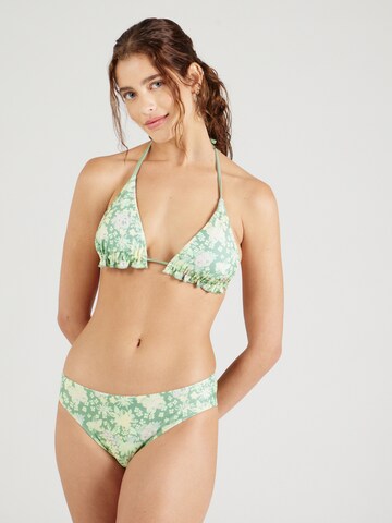 VERO MODA Triangel Bikini 'LODI' i grøn: forside