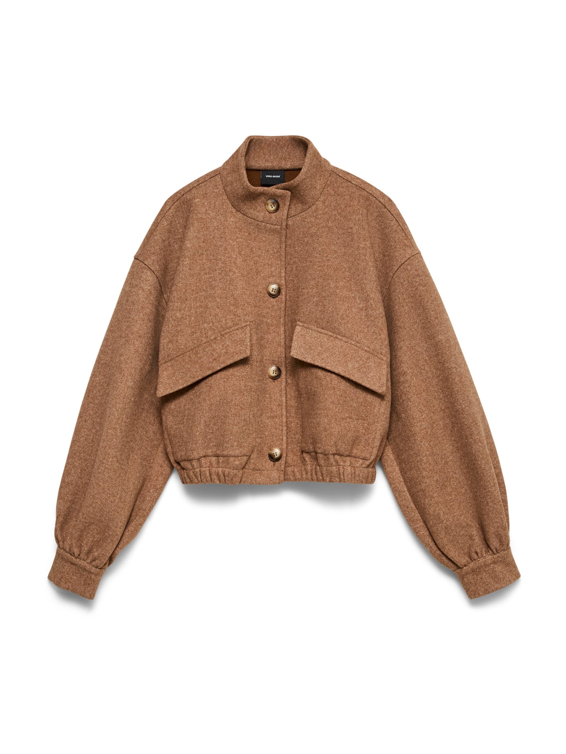 VERO MODA Prechodná bunda 'VMNADIA' - Hnedá: predná strana