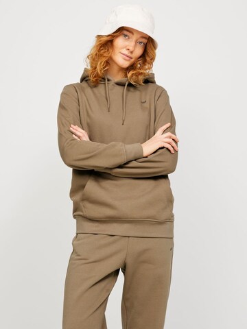 JJXX Sweatshirt 'Abbie' i beige: framsida