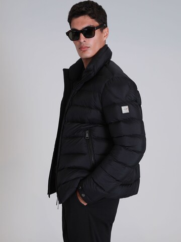Veste mi-saison Lufian en noir