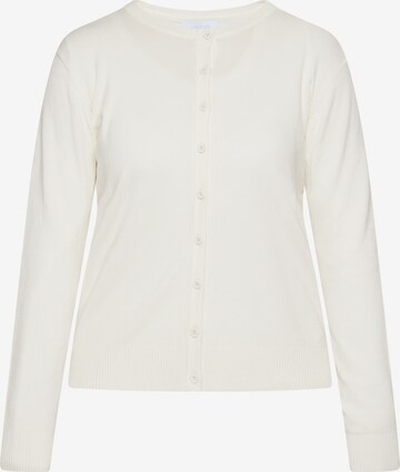 Cardigan usha BLUE LABEL en blanc : devant