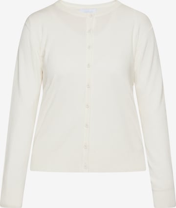 Cardigan usha BLUE LABEL en blanc : devant