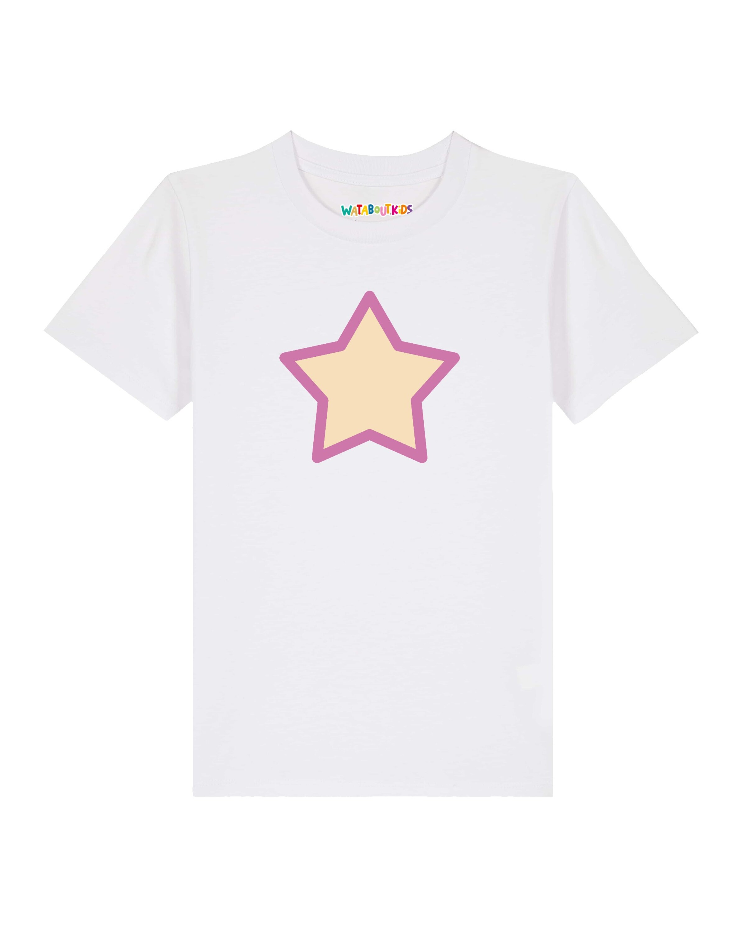 T-Shirt ' Stern ' watabout.kids en blanc : devant