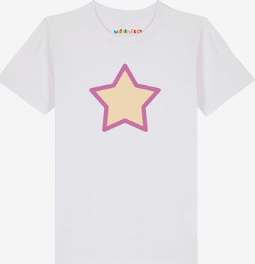 T-Shirt ' Stern ' watabout.kids en blanc : devant