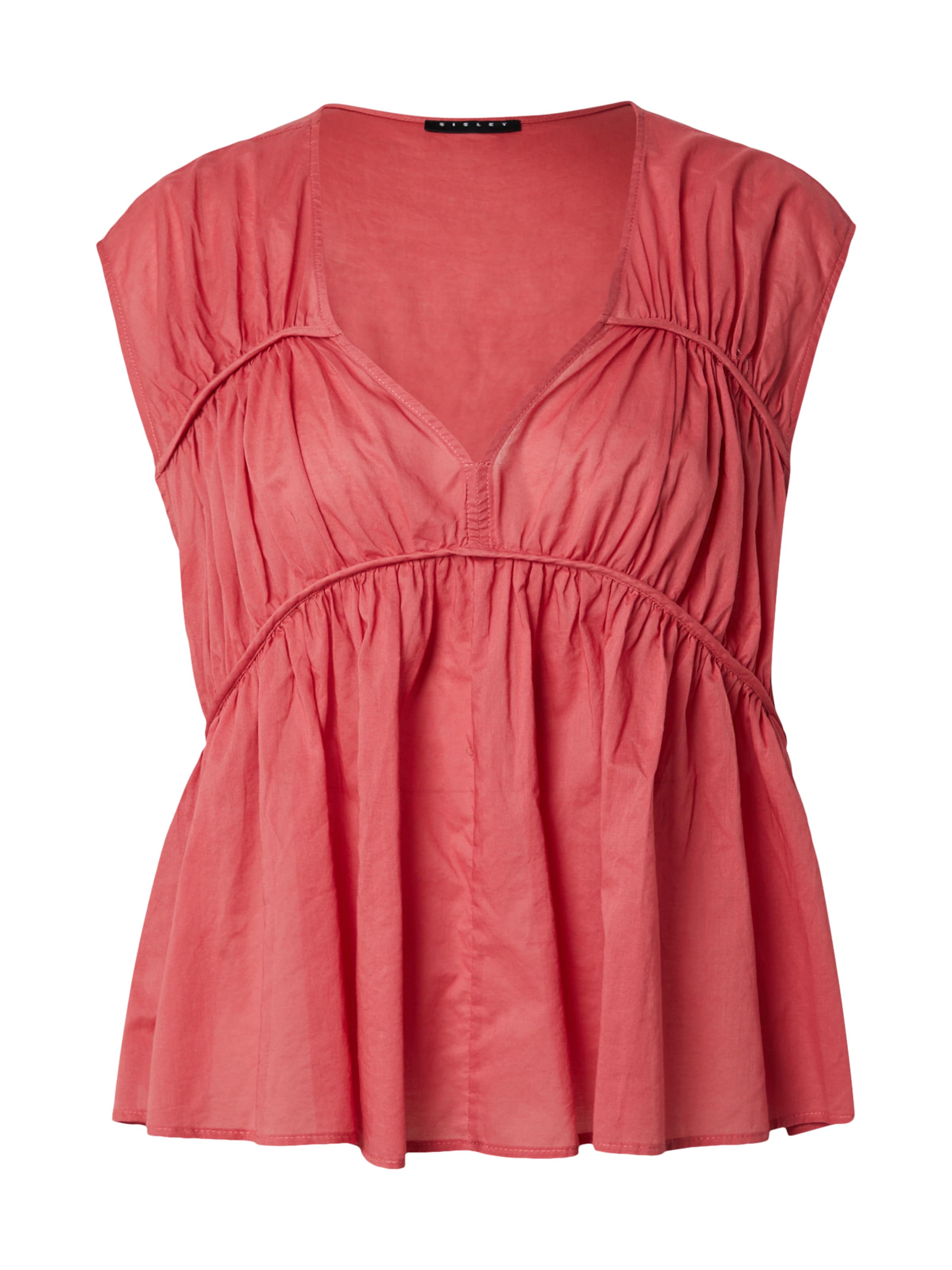 Sisley - Blusa em vermelho: frente