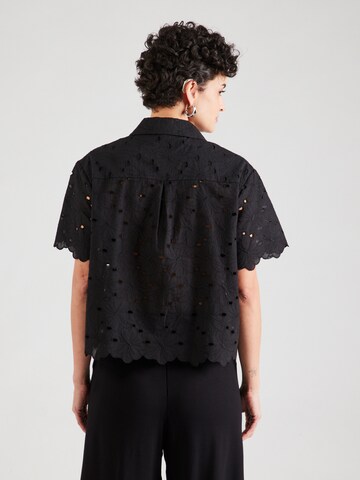 King Louie Bluse 'Evelina' i sort