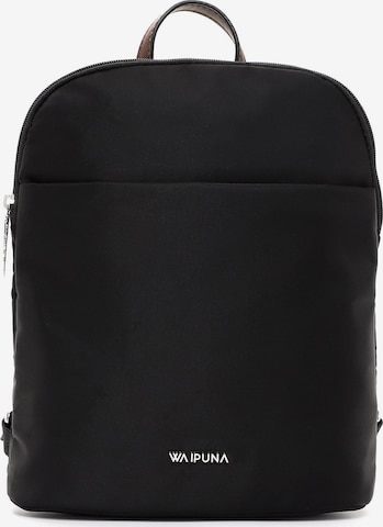 Waipuna Backpack ' Kanalana ' in Black: front