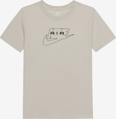 Marškinėliai 'AIR' iš Nike Sportswear, spalva – smėlio spalva / juoda, Prekių apžvalga