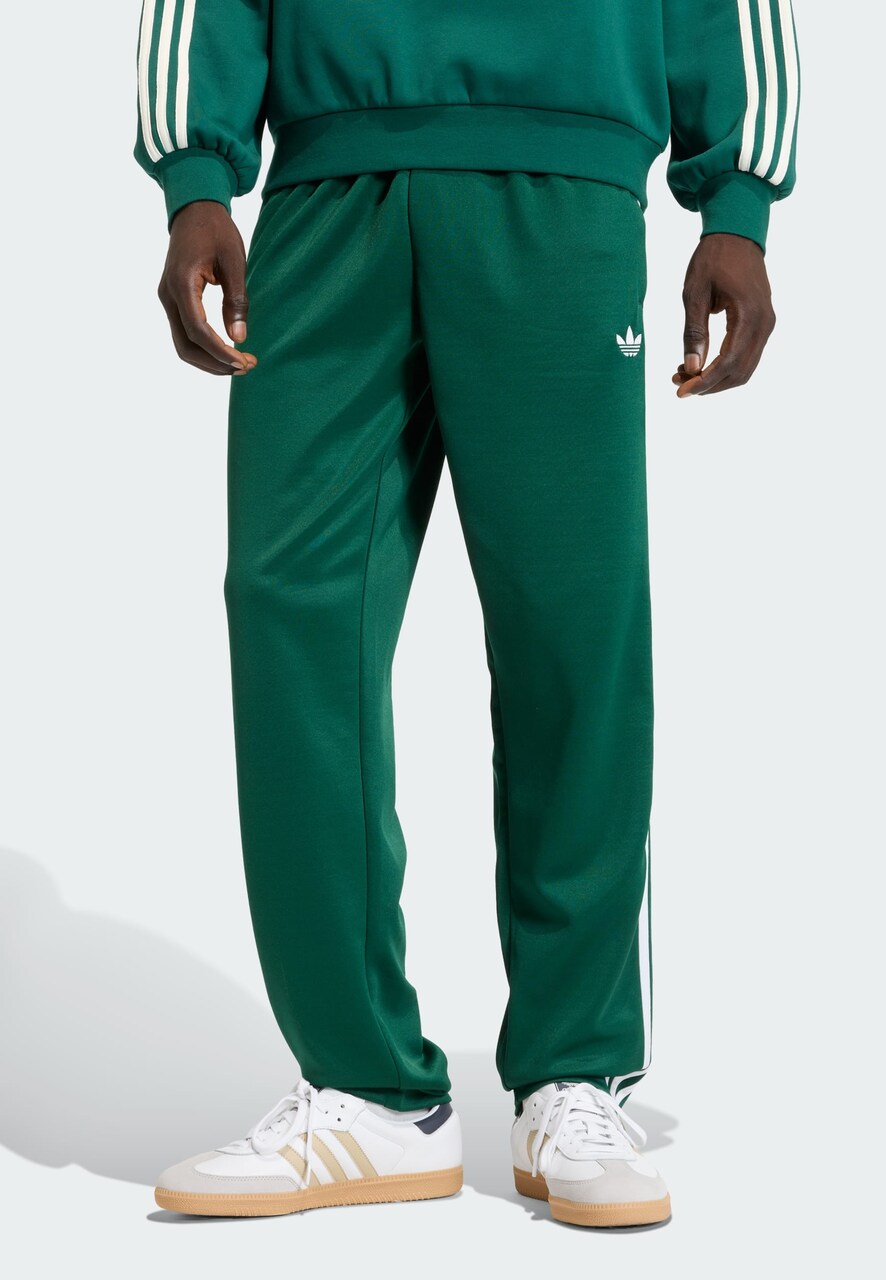 Regular Pantaloni 'SST' de la ADIDAS ORIGINALS pe verde: față