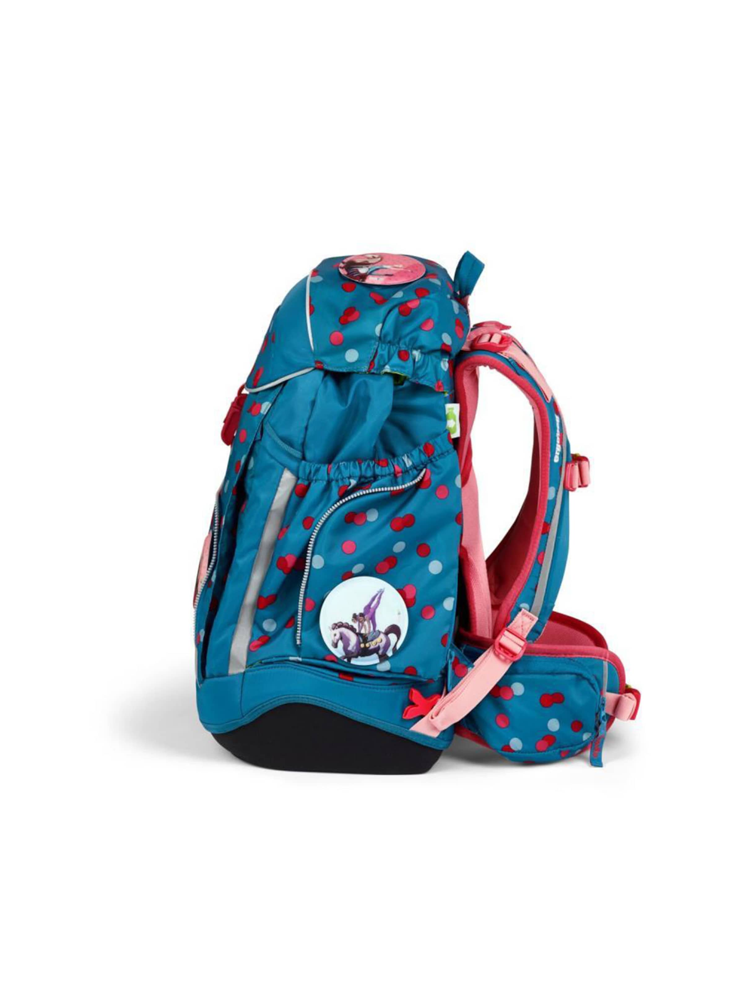 ergobag Backpack 'Maxi Schulrucksack Set 6tlg.' in Blue