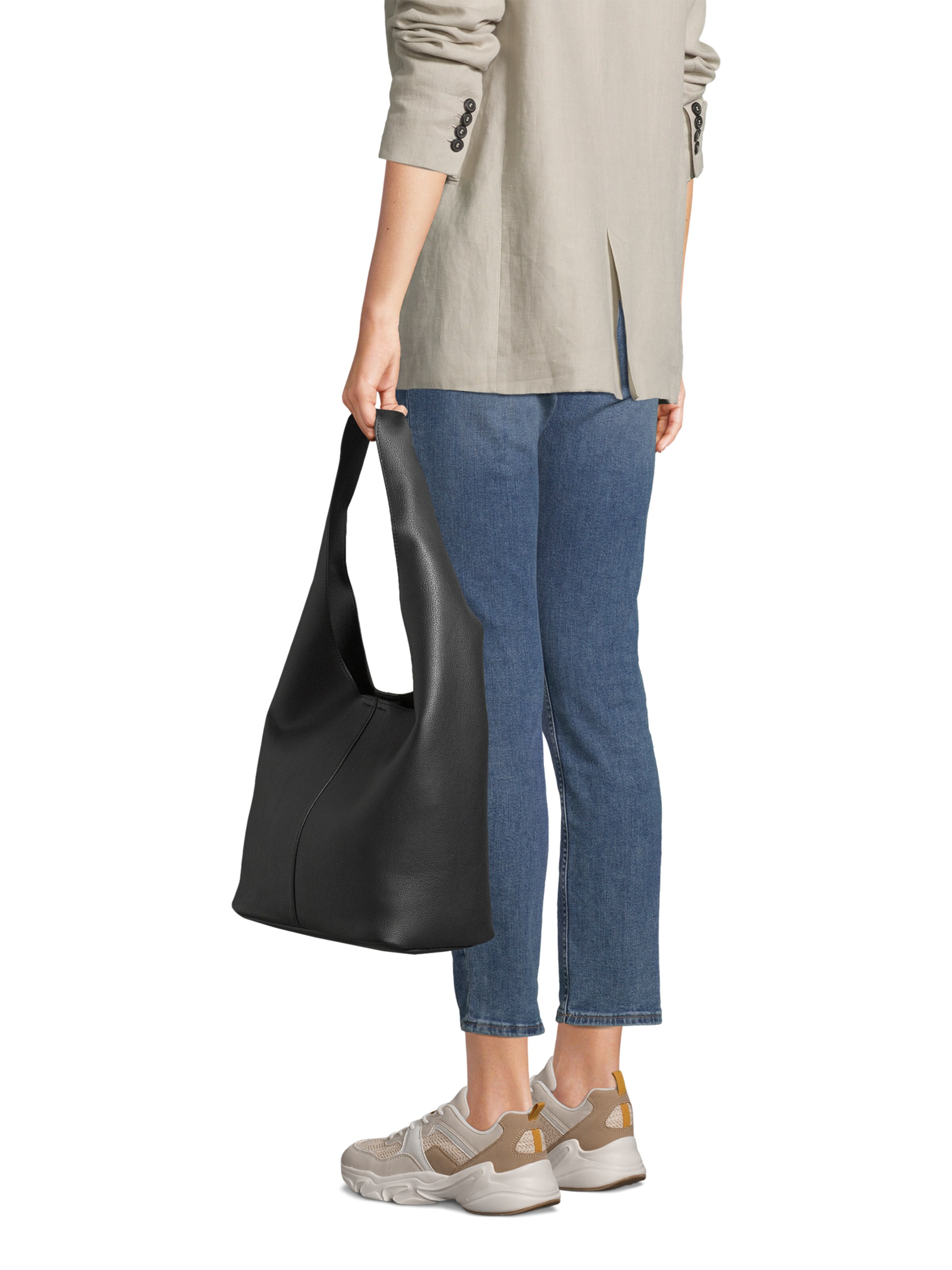 ABOUT YOU Наплечная сумка в Черный: спереди