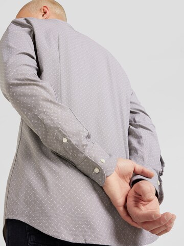 Slim fit Camicia 'HANK' di BOSS in grigio