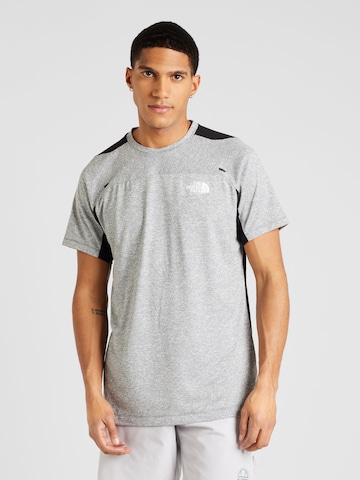 T-Shirt fonctionnel THE NORTH FACE en gris : devant