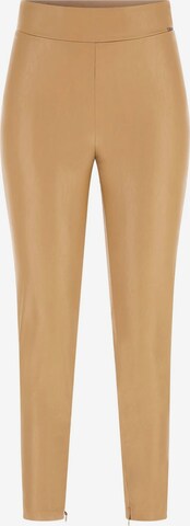 GUESS Skinny Leggings in Beige: front