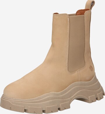 Apple of Eden Chelsea Boots 'Anka' i beige: forside