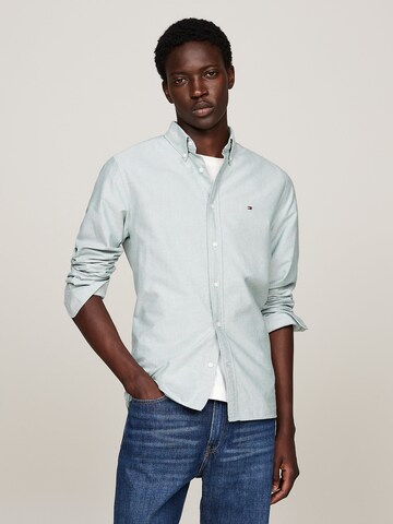 Regular fit Camicia 'Heritage' di TOMMY HILFIGER in verde: frontale
