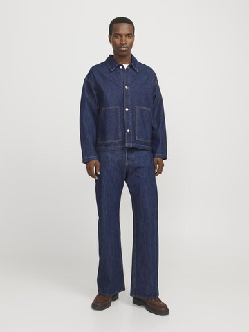 JACK & JONES Bootcut Jeans 'TOBY COOPER AM 668 ' in Blauw
