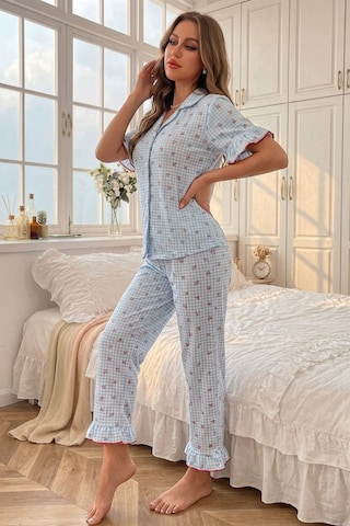 Trendyol Pyjama in Blauw