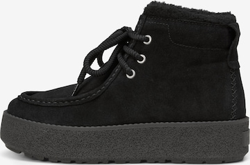 Marc O'Polo Schnürstiefelette 'Pia' in Schwarz: Vorderseite