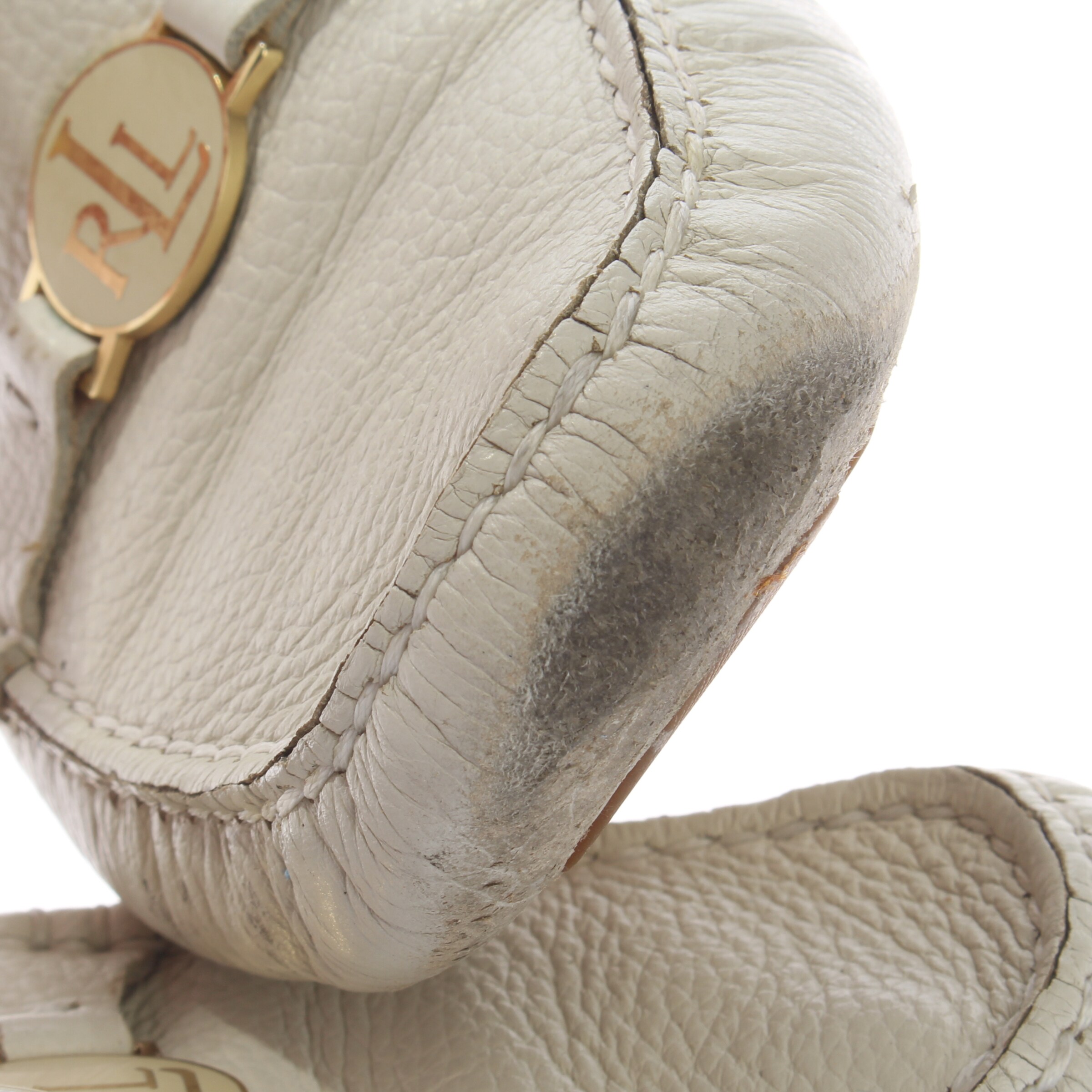 Lauren Ralph Lauren Flats & Loafers in 39 in White