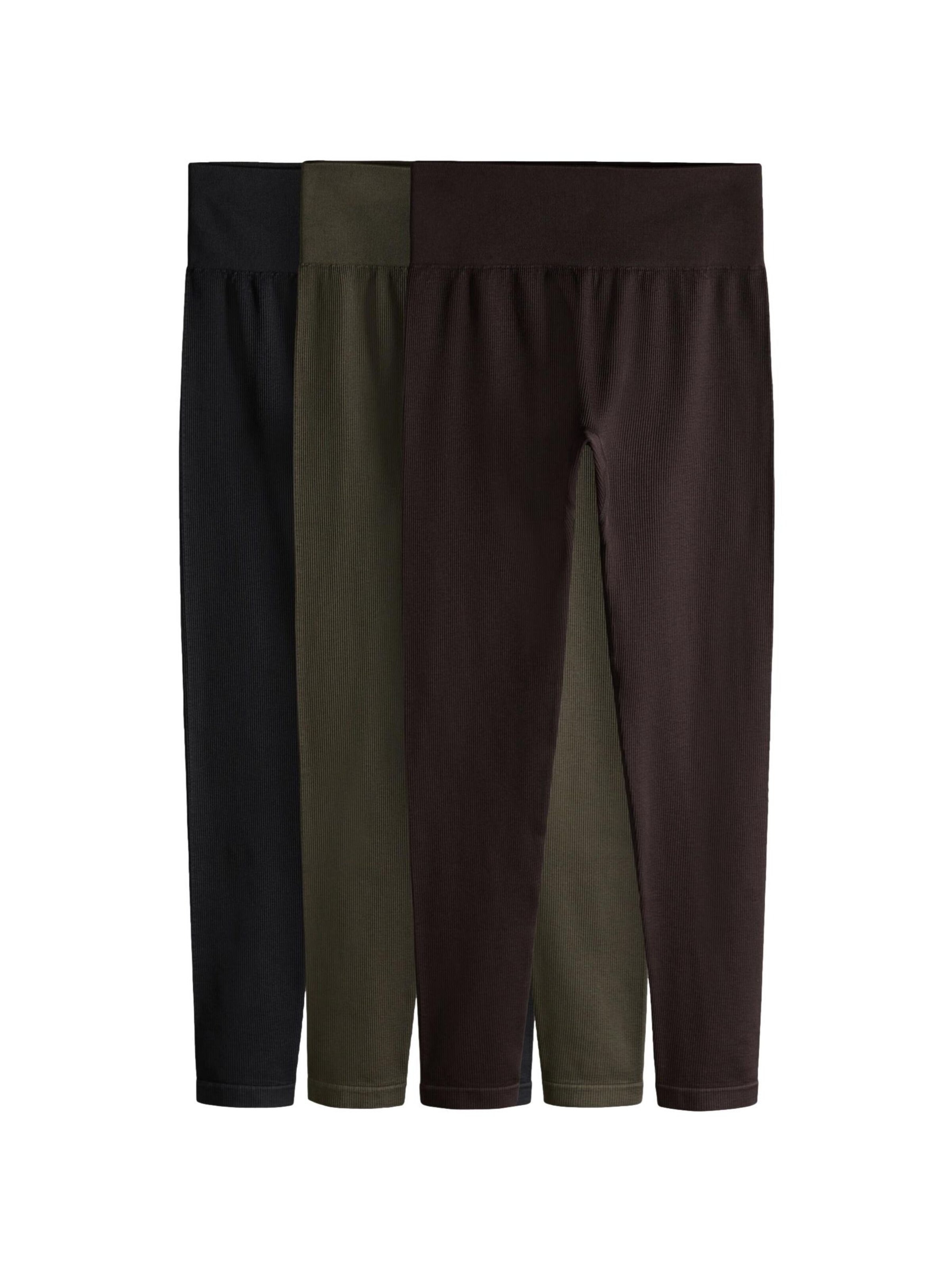 The Set Леггинсы в Коричневый / Хаки / Черный, Обзор товара