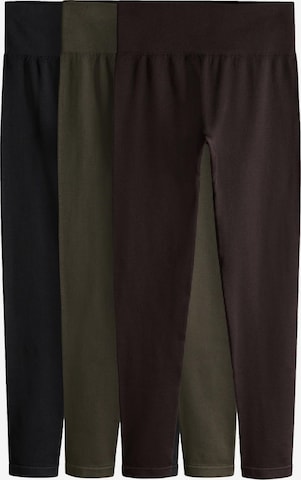 The Set Skinny Leggingsit värissä ruskea: etupuoli