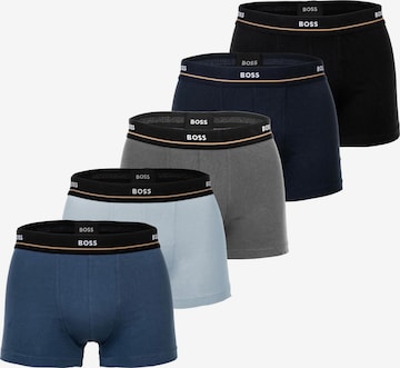 BOSS - Calzoncillo boxer en azul: frente