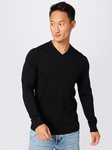 Pullover di Calvin Klein in nero: frontale