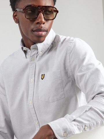 Lyle & Scott Regular fit Srajca | siva barva