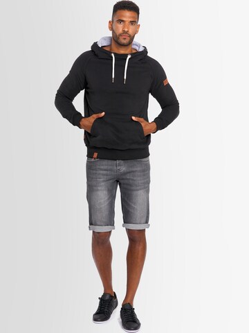 Alessandro Salvarini Sweatshirt 'Beeno' in Zwart